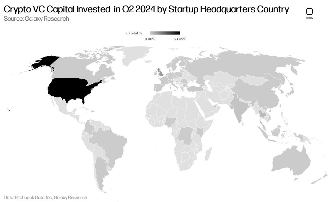 map of crypto vc capital by HQ country - diagram
