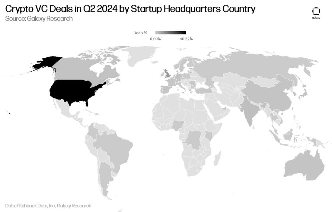 map of crypto vc deals by HQ country - diagram