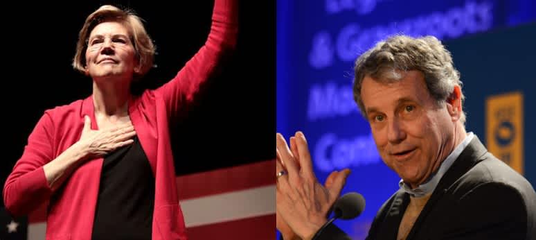 Elizabeth Warren and Sherrod Brown